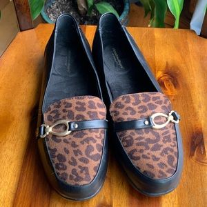 Cloudwalkers wide leopard loafers 10 blakley